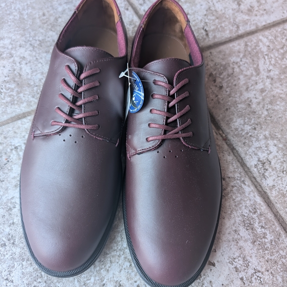 Lacoste Brown Leather Oxford Shoes